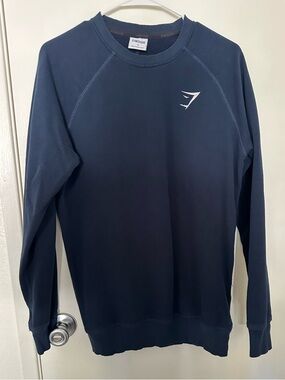 Gymshark Navy Blue Men's Crewneck Sweatshirt